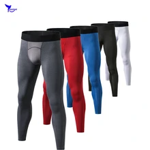 Новинка, мужские Компрессионные спортивные штаны, для тренажерного зала, фитнеса, бодибилдинга, пробежек, дышащие, быстросохнущие, базовый слой, леггинсы для бега