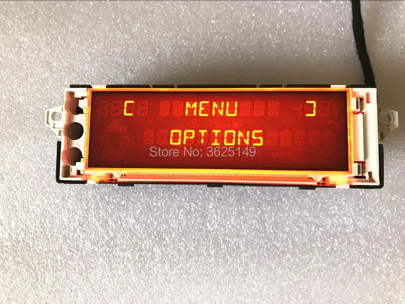 Автомобильный красный экран с поддержкой USB Aux дисплей монитор 12 pin для Peugeot 307
