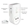 Russian English GSM Smart Power Plug Socket Wall Switch Outlet With Temperature Sensor SMS Control support USB Output SIM Card ► Photo 3/6