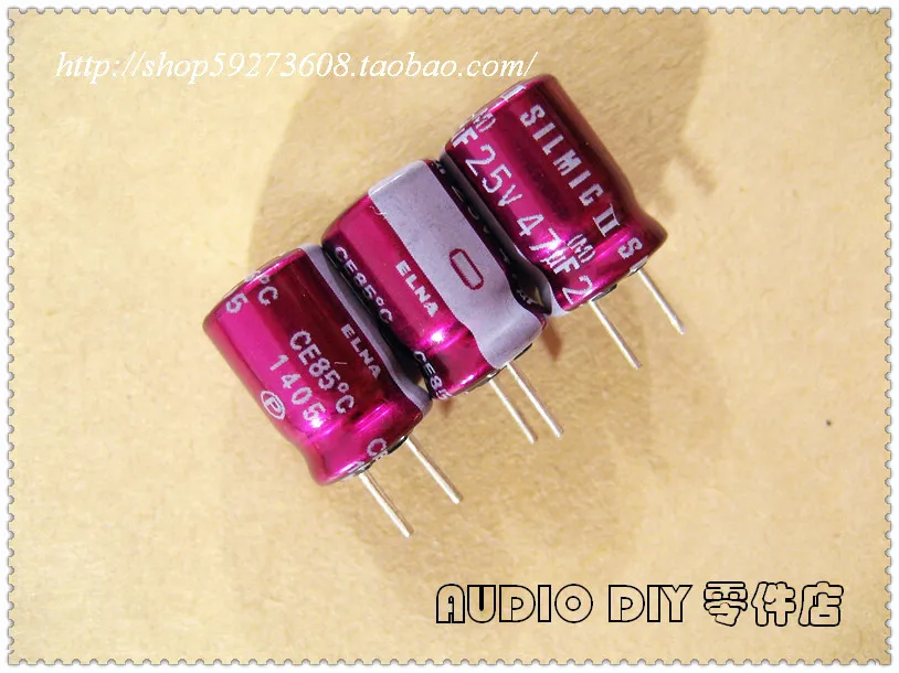 

30PCS Electrolytic Capacitor for SILAIC II Generation 47uF/25V Audio free shipping