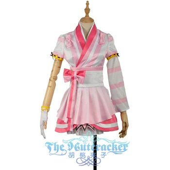 

W1110-8 Sakurauchi Riko Stage Cosplay Costume LoveLive!SunShine!! Aqours Mijyuku DREAMER Short Sleeve Girl Dress Custom Skirt
