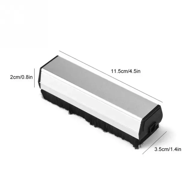 Portable Vinyl Record Clean Brush Antistatic Dust Spots Cleaner Vinyl Record Clean Cleaning Brush Tool Turntable Player Accessor