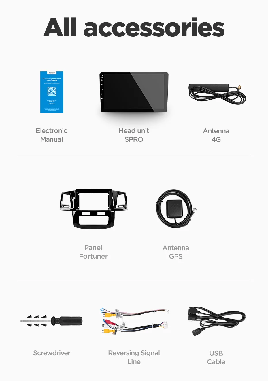 Clearance TEYES SPRO For Toyota Fortuner 2008-2014 Car Radio Multimedia Video Player Navigation GPS Android 8.1 Accessories Sedan No dvd 2 26