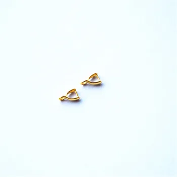 

50PCS Free mailing accessories 18K standard accessories female jewelry pendant earrings interface