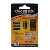 סוללות li ion RS JRGK USB סוללה נטענת סוללות נטענות OKcell 9V 800mAh סוללות נטענות Li-ion עבור רכיבים מסוק RC (5)