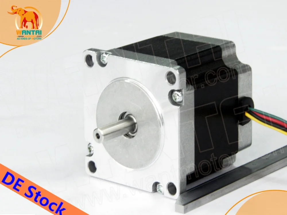 [ЕС без тарифа] ЧПУ Wantai 5PCS Nema23 шаговый двигатель 57BYGH627 270oz in 76 мм 3.0A CE ISO ROHS фрезерный
