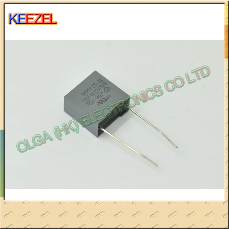 

Xiamen MKP62 X2 safety film capacitor 0.15uf 150nf 154 275vac p10 Accuracy: 20%