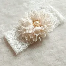 Свадебная подвязка в винтажном стиле, 1 пара, свадебная подвязка цвета слоновой кости с цветами, белое эластичное кружево с жемчугом