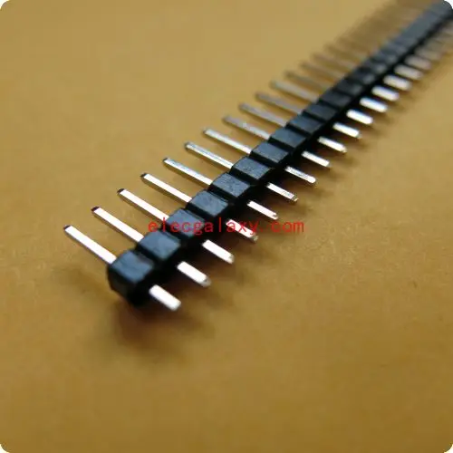 10 шт./лот 40 Pin 2 54 мм 1x40 pin Heigth = 11 34 Однорядный Мужской прямой наружный штыревой