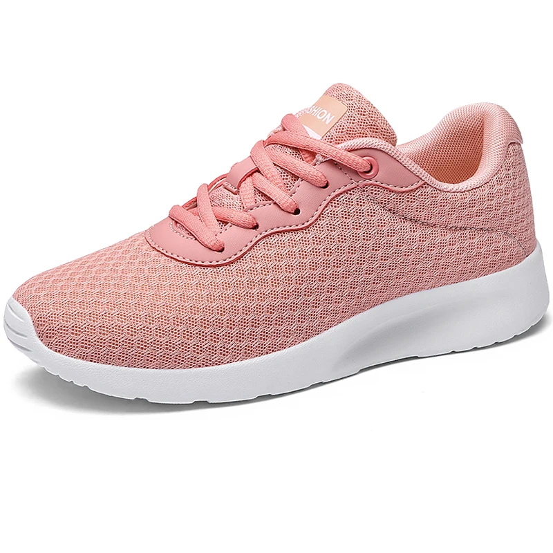 

Lightweight Breathable Women Running Shoes Sanglaide Footwear Sneakers Female Sport Shoes Zapatos Mujer Pink Women Walking Shoes