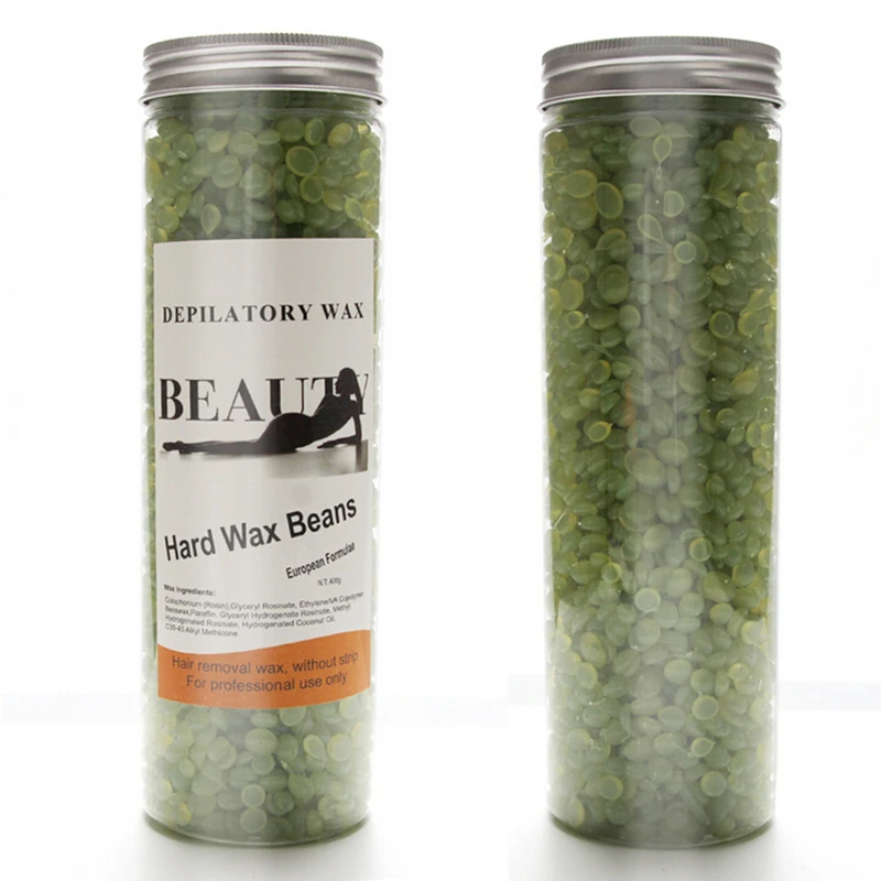 400g Wax Beans Without Paper Heater Hard Wax Pearl Non Strips For Hair