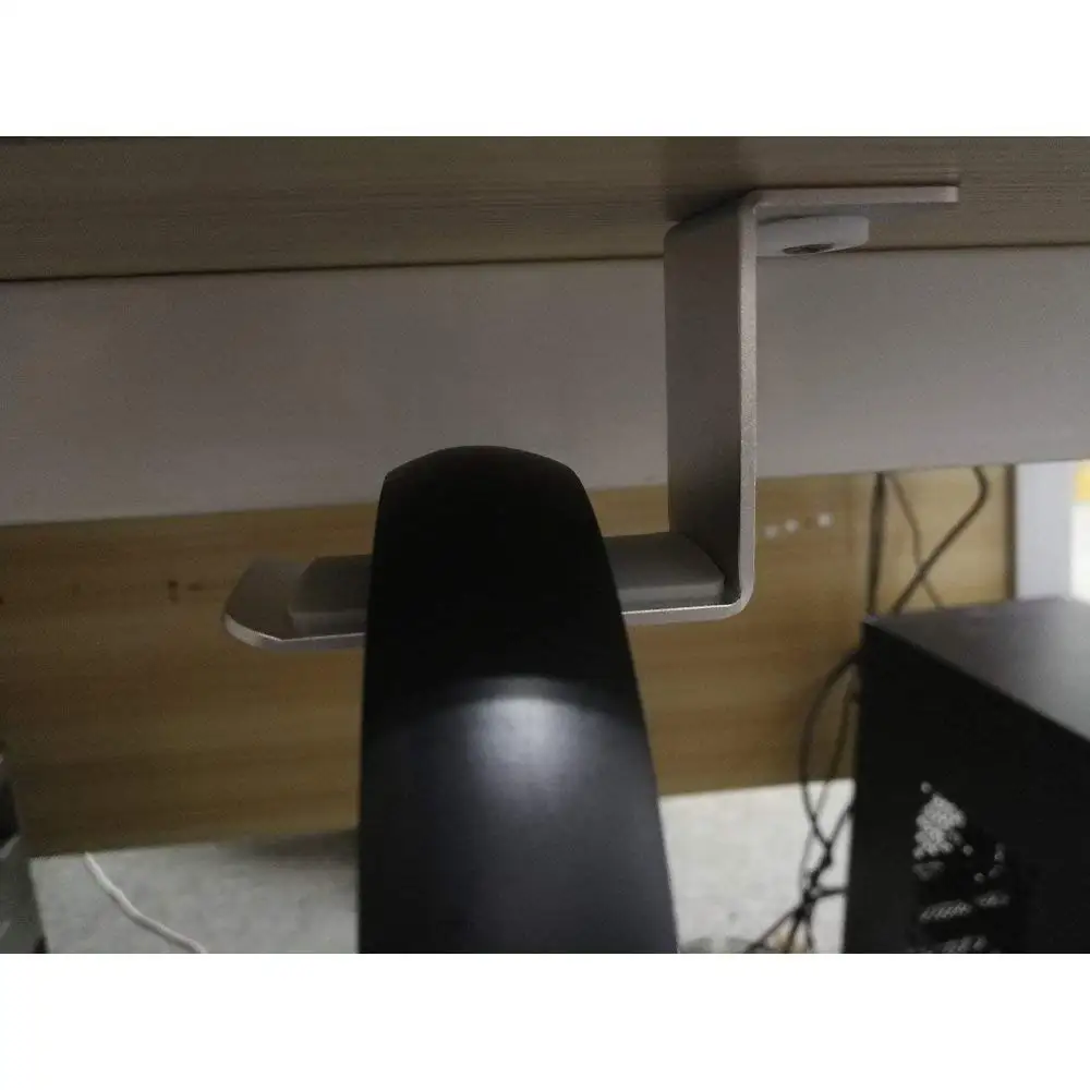 Under Desk Headphone Headset Mount Hanger Hook Holder 360ROTATE UNDER DESK HEADPHONE HOLDER 