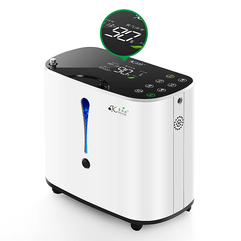 Pelvifine Portable Oxygen Concentrator 1-6L/min Adjustable Portable Oxygen Machine homecare Use oxigen generator AC110-220V