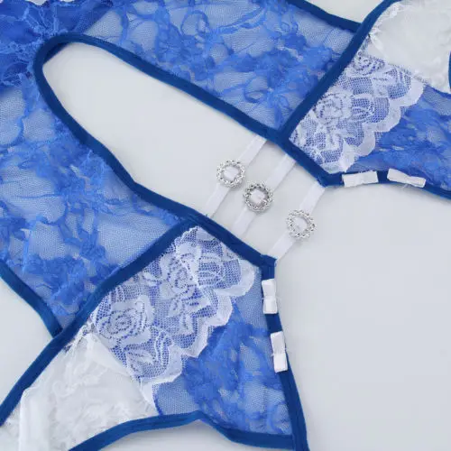Женское сексуальное нижнее белье боди кружевное платье Babydoll нижнее белье черное Babydoll Ночное белье стринги