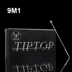 50PCS TIPTOP Premium Tattoo Needles 9M1 Disposable Sterilze 9 Single Magnum Tattoo Needles Free Shipping