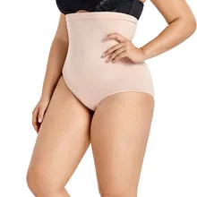 Женские Бесшовные Трусики с высокой талией, Корректирующее белье