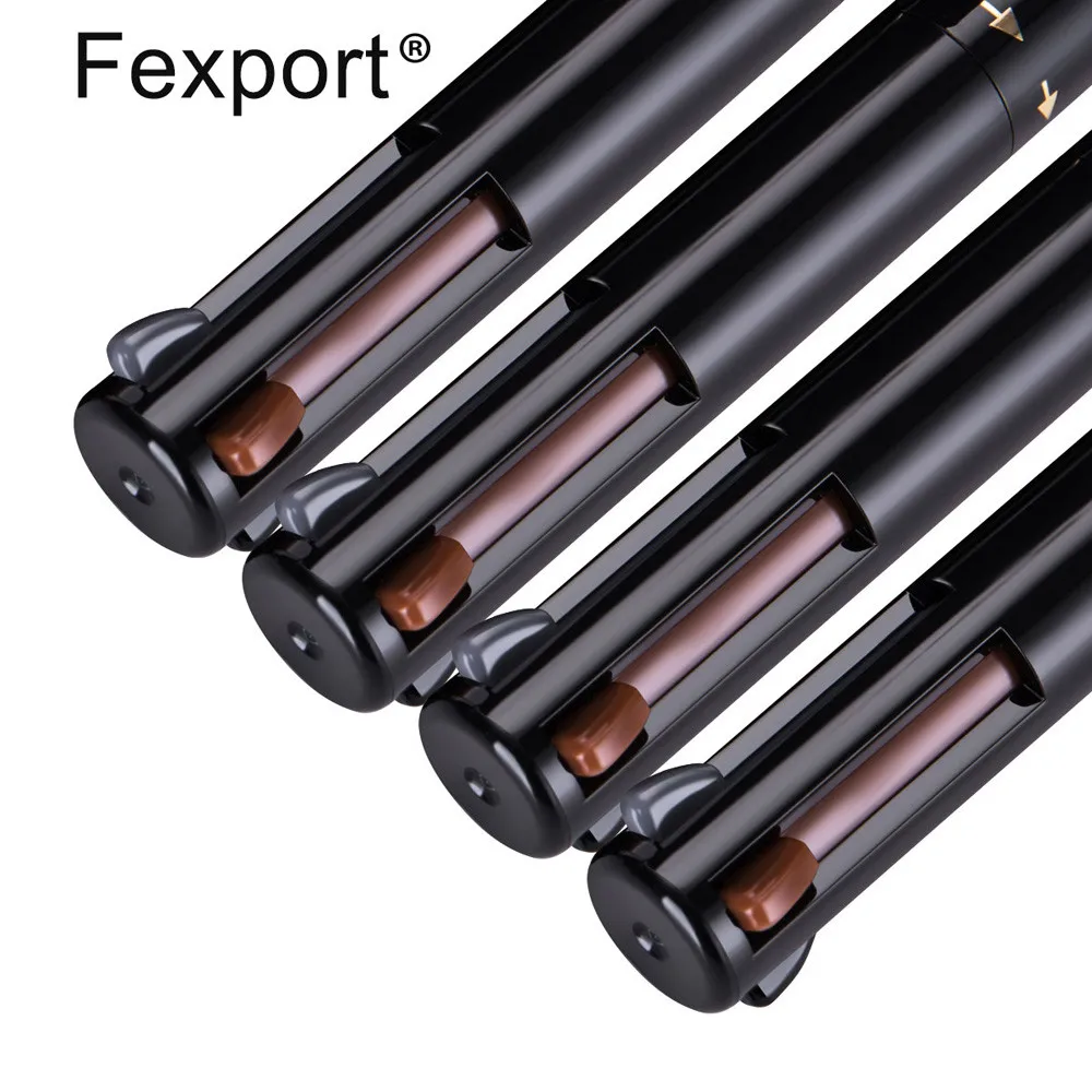 Fexport карандаш для бровей Профессиональный 4 цвета пресс тип водонепроницаемый карандаш для бровей лайнер порошок косметический для косметических инструментов 19L0508