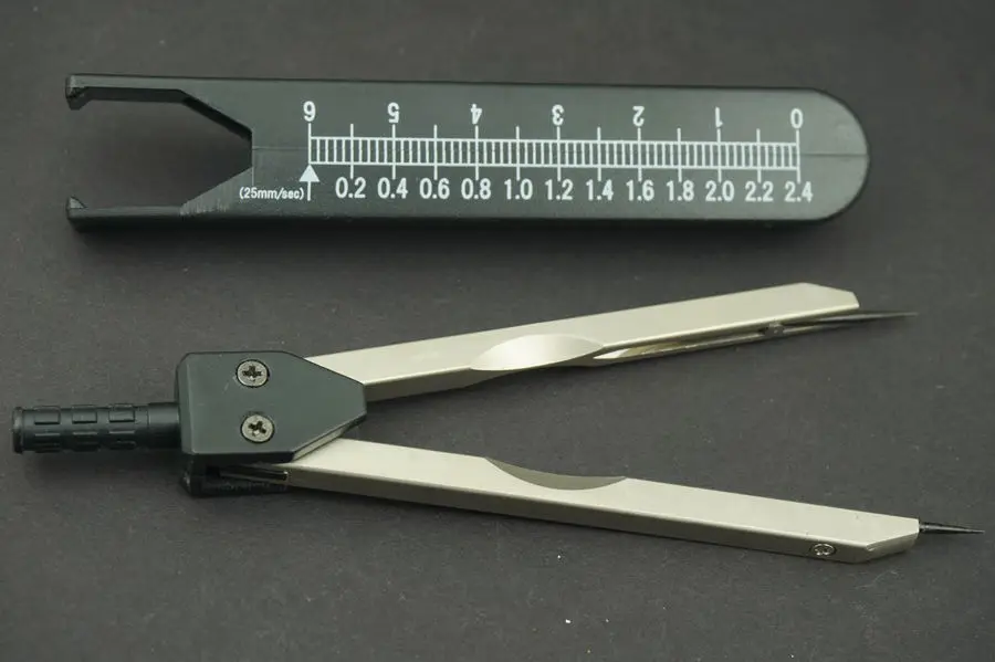 

Medical ECG EKG Caliper With Protective Cover By Ruler Measure