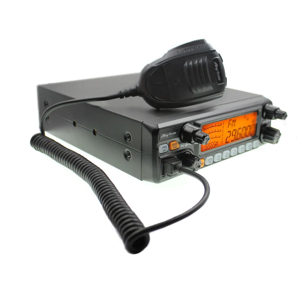CB радио ANYTONE AT-5555N 25,615-30,105 Mhz 40 канальный Мобильный приемопередатчик AT555N AM/FM/SSB 11 метров радио