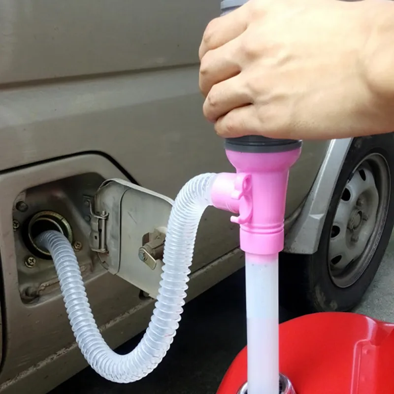

Universal Manual Siphon Pumps Oil Gasoline Diesel Fuel Liquid Transfer Pipe Refuel Useful Car Accessories