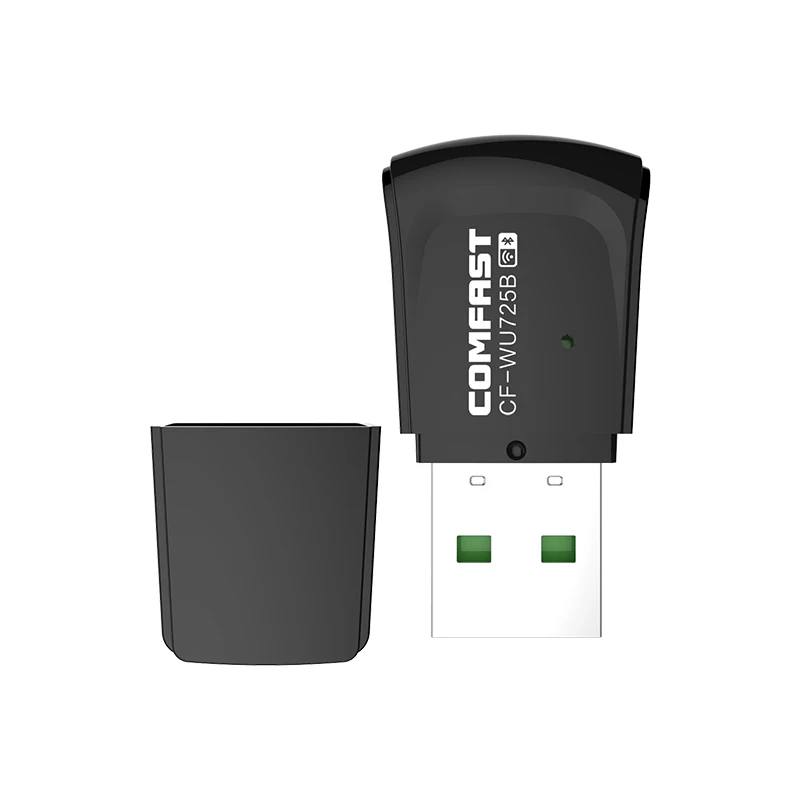 Беспроводной Wi Fi адаптер Comfast CF WU725B с поддержкой Bluetooth 4.0 компактный USB 150 Мбит/с