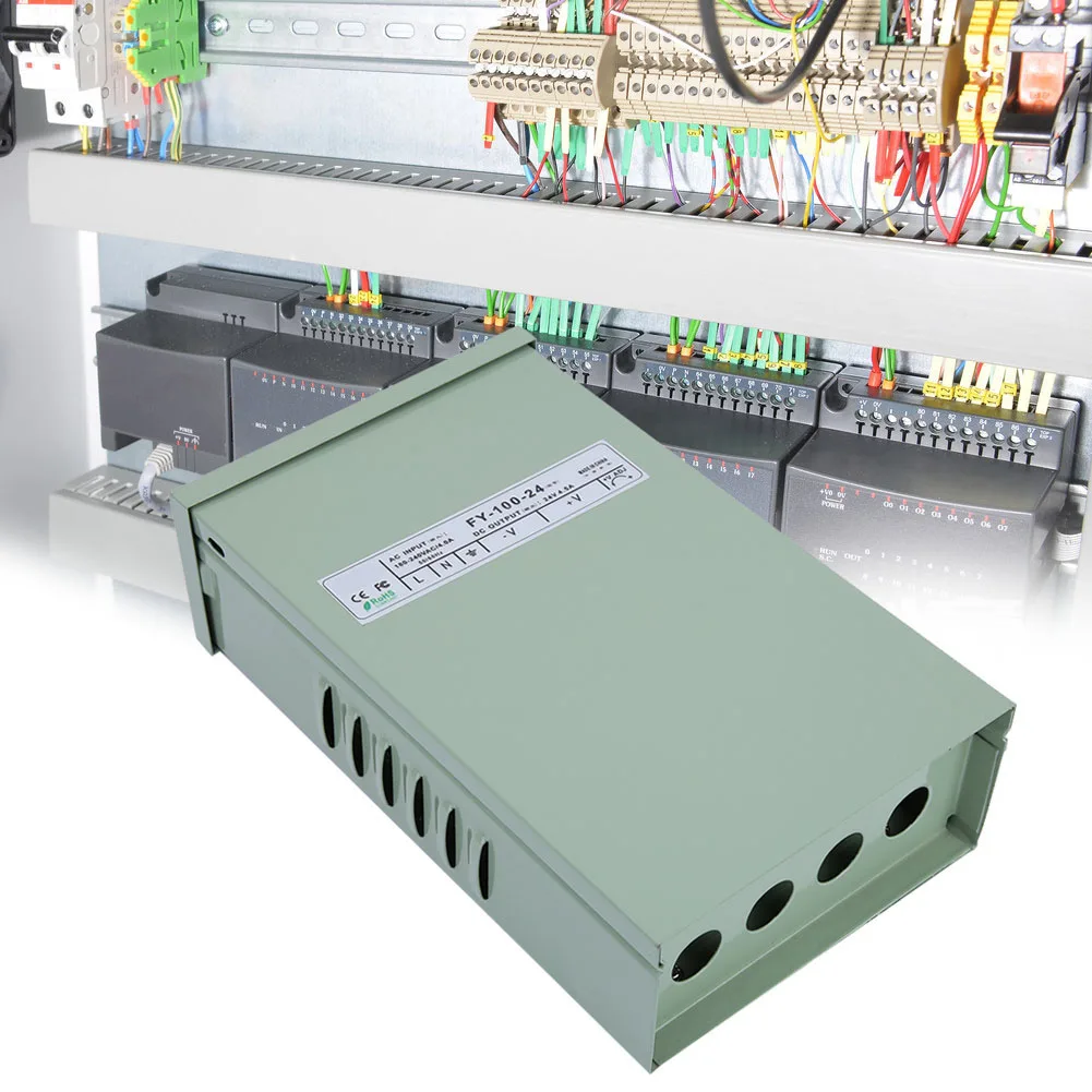 

180-264V to 24V 100W PWM Switching Power Supply Regulator Control 150mVp-p AC/DC Switching Power Supply Driver for LED