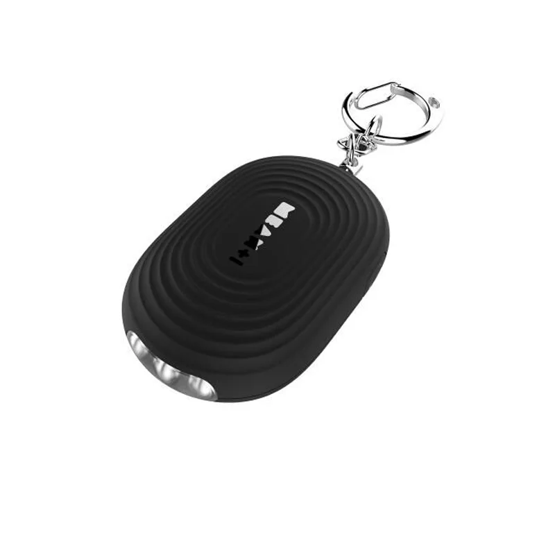 

ETE 2pcs per pack portable women personal alarm with LED light mini torch light alarm anti theft keychain anti robbery alarm