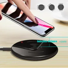 Мини 15 Вт Qi Беспроводное зарядное устройство для iPhone Xs Max Xr X samsung S10 S9 для HUAWEI Быстрая зарядка держатель телефона
