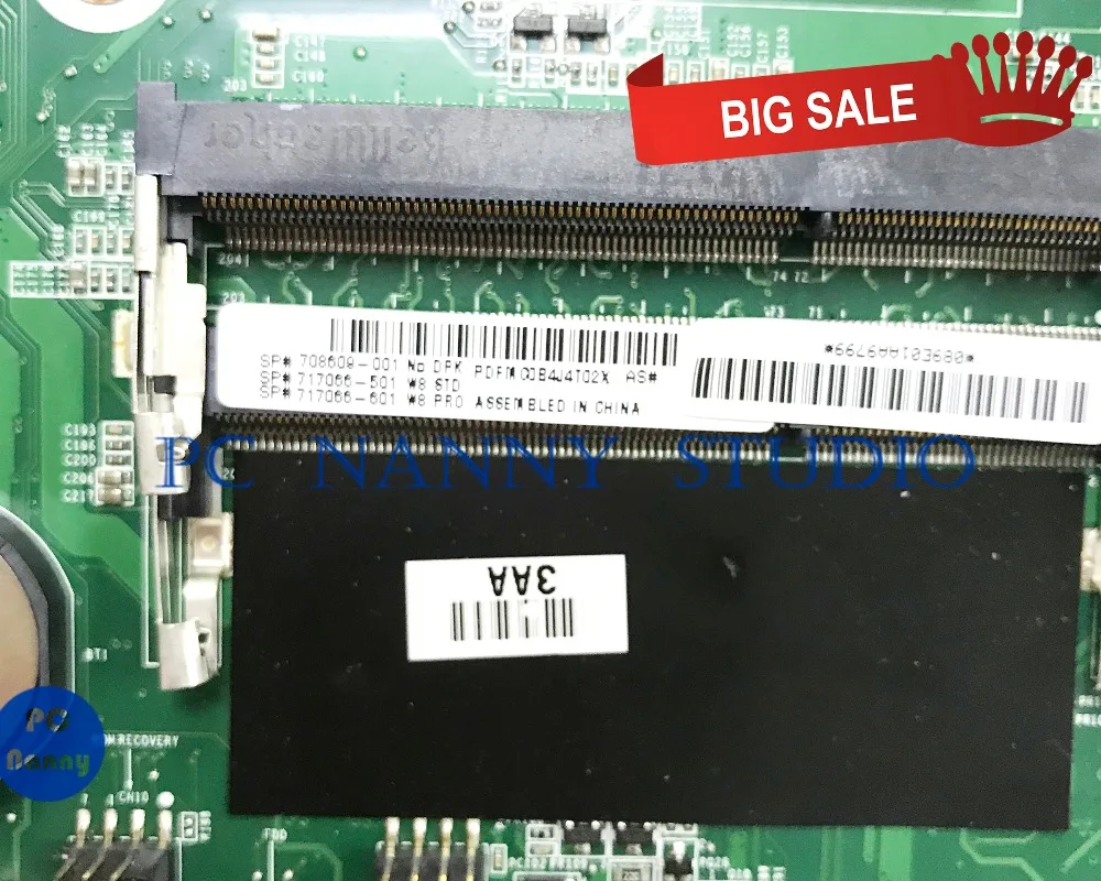 PC Няня для hp павильон 21-a020cx 20-a229cn материнская плата AIO 717066-501 717066-601 DA0WJYMB6E0 тестирование