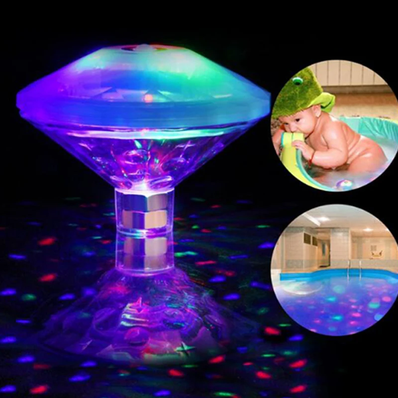 

Night Lamp LED Underwater Floating bulb Light Water Lamp Baby Bath Tub Toy Swimming Pool Garden Party Disco SPA Festival Decor