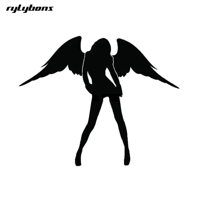 rylybons 1 pcs 14 10 cm criativo etiqueta do carro do corpo anime