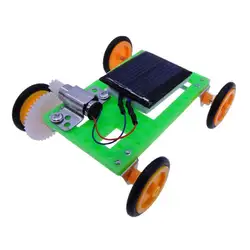 Мини на солнечных батареях гоночный автомобиль Транспортное средство DIY комплект Детский развивающий гаджет детская игрушка научный