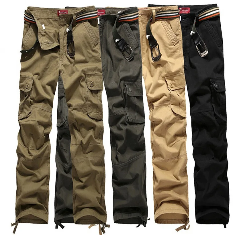 Big sale ! Mens Military Cargo Pants for Men More Pockets Zipper ...