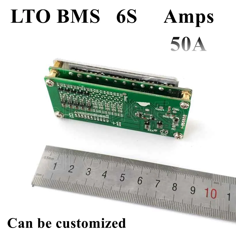 Бренд LTO BMS 6s 50A литиевая титановая батарея 14,4 v bms pcb 12V bms pcm Защитная плата высокая мощность разрядка Автомобильный Автомобиль Солнечный