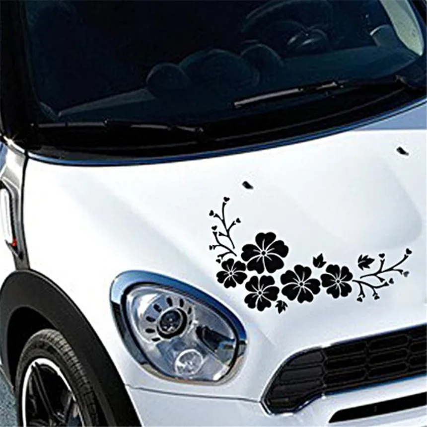 Автомобильный Стайлинг новая переводная картинка с цветочным узором наклейка для автомобилей, стен, ноутбуков и других вещей