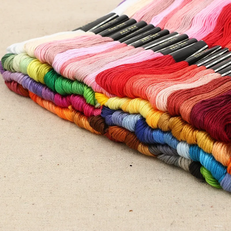 Cross Stitch Threads Different Colors 100PCS Anchor Cross Stitch Cotton