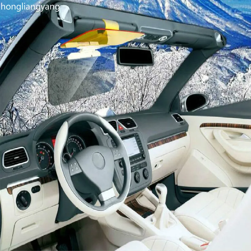 

320*110*2mm Night vision function sun visor mirror free shipping