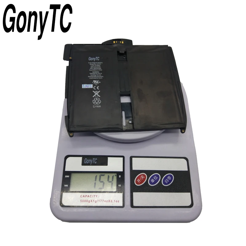 Оригинальная батарея GONYTC 3,75 в для Apple iPad 1, 1-го поколения, A1315, A1219, A1337, 616-0448, Оригинальная батарея для ноутбука