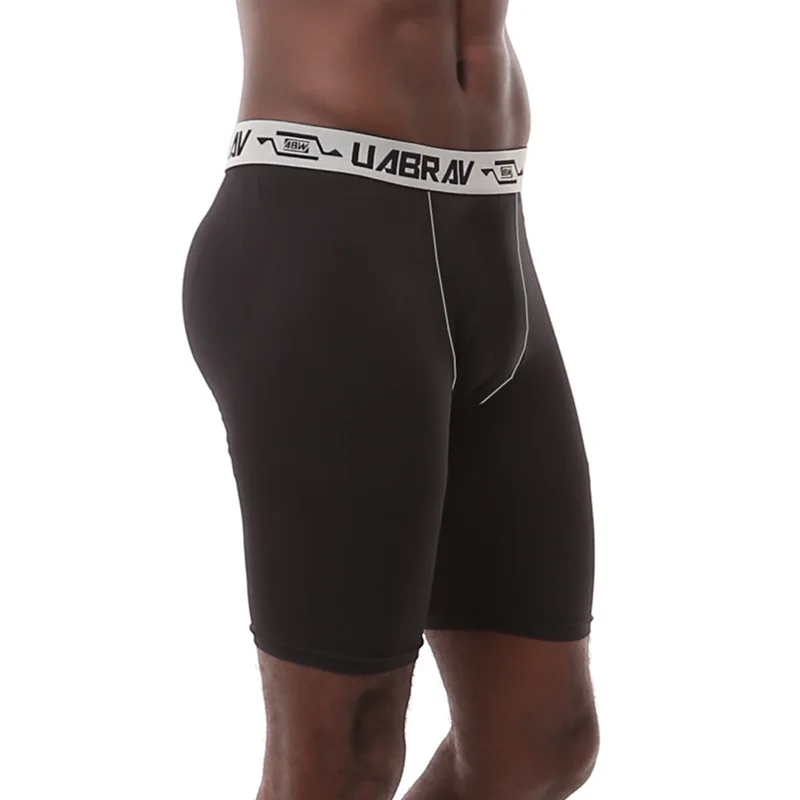 Men Compression Shorts Tight Running Sweat Pants Short Fitness Gym Sports Pants