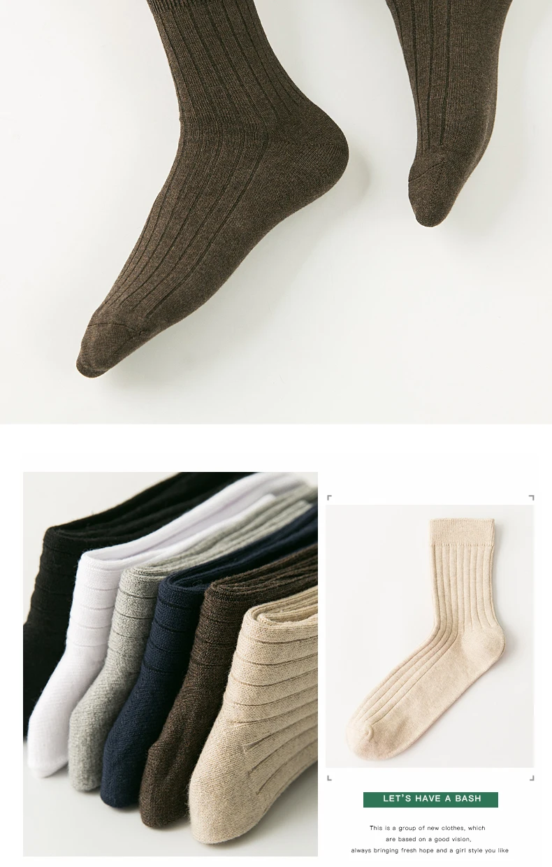 100% хлопок для бизнес на каждый день мягкие носки с лого команды мужские осенние дышащие мягкие средней толщины длинные носки 5 пар