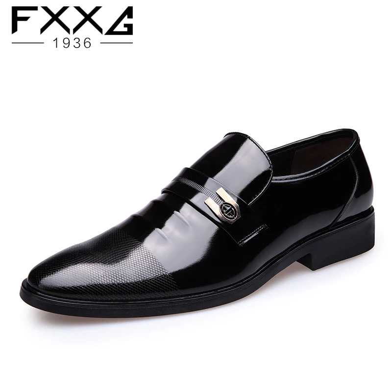 

Formal shoes men the glossy PU leather shoes men dress shoes men Set foot office shoes men 7815