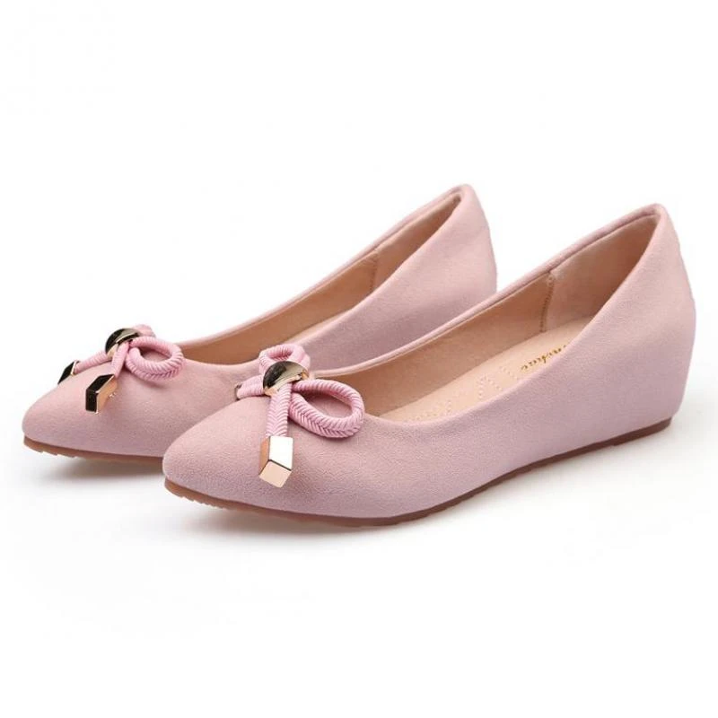 Pink flat shoes ladies Clearance