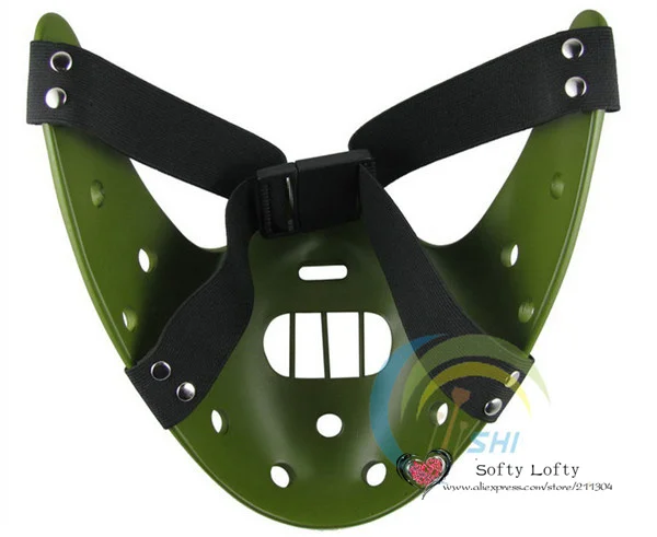 Silence of the Lambs Scary Horror Killer Masks - Green 3