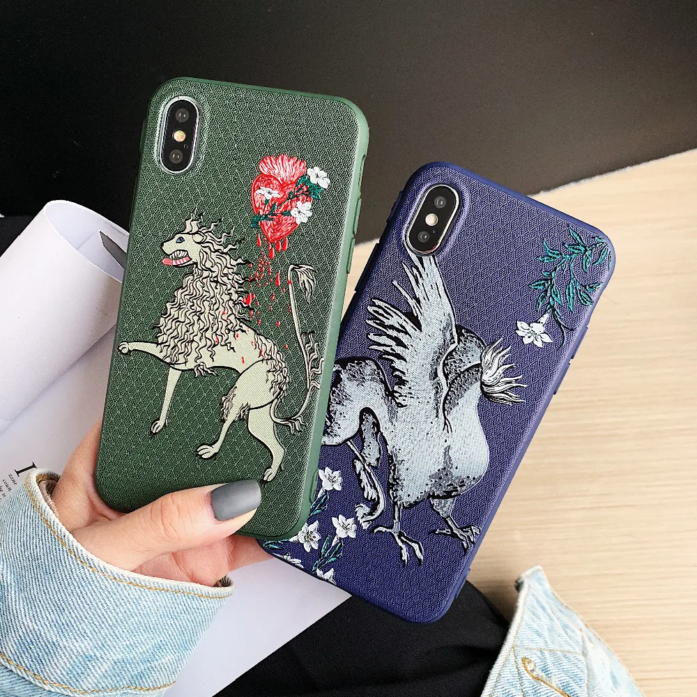 Fashion case for iPhone 7 8 Plus Animal phone X XS MAX XR 6 6S Soft TPU Phone Case Cover |