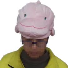 Латал онлайн Радужный остров игры голова тигра Abalone шапка в виде дельфина шапка Косплей животные Взрослые/дети зимняя теплая шапка в виде дельфина