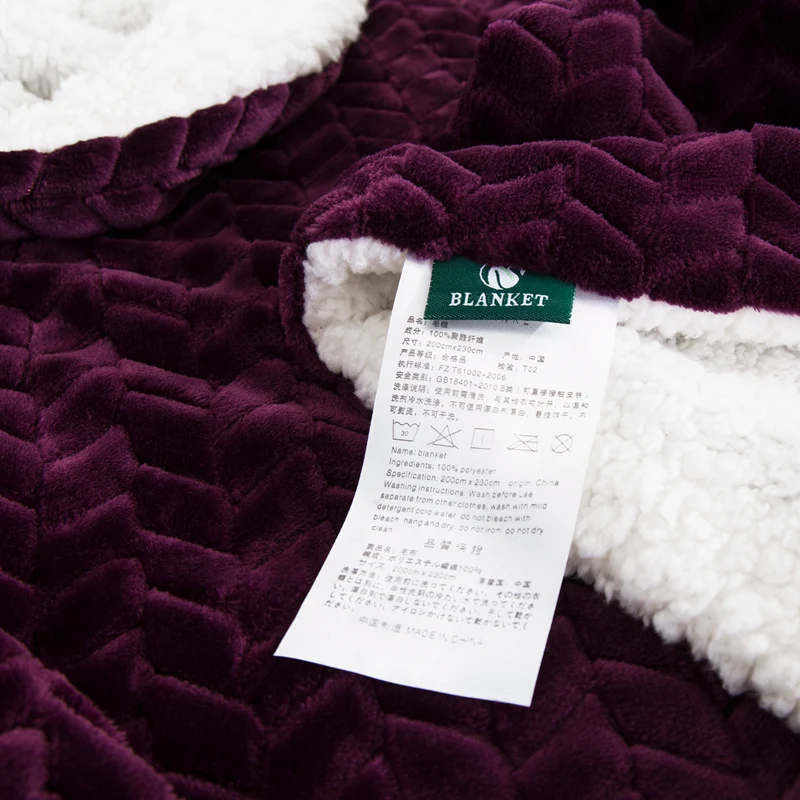 Супер мягкие шерпа одеяла искусственный кашемир плед норка пледы Твин Королева Размер коралловый флис теплые зимние одеяла на кровать