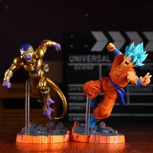 15cm dragon ball z bule hair goku Frieza Anime dragon ball goku PVC action figure toys Dragon Ball Super Action Figure Toys