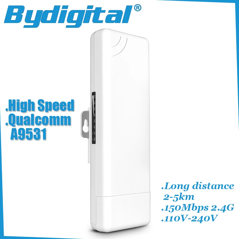 Высокоскоростной wi-fi мост CPE 150 Мбит 2.4 Г ethernet 15Dbi беспроводной Long range Открытый