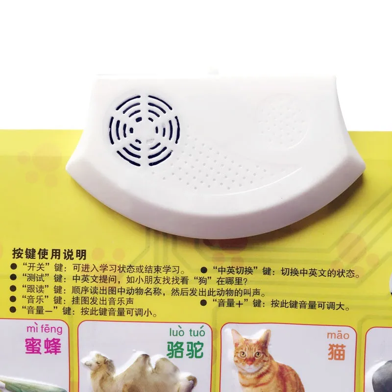 Baby Kid Educational Toy Sound Wall Chart Electronic Alphabet English Learning Machine Preschool Toy Digital