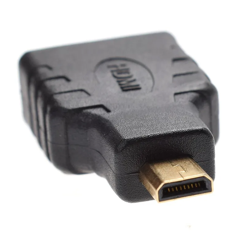 Горячая Micro HDMI(тип D) Мужской к HDMI(тип A) Женский разъем адаптера для мобильного телефона с разъемами Micro HDMI